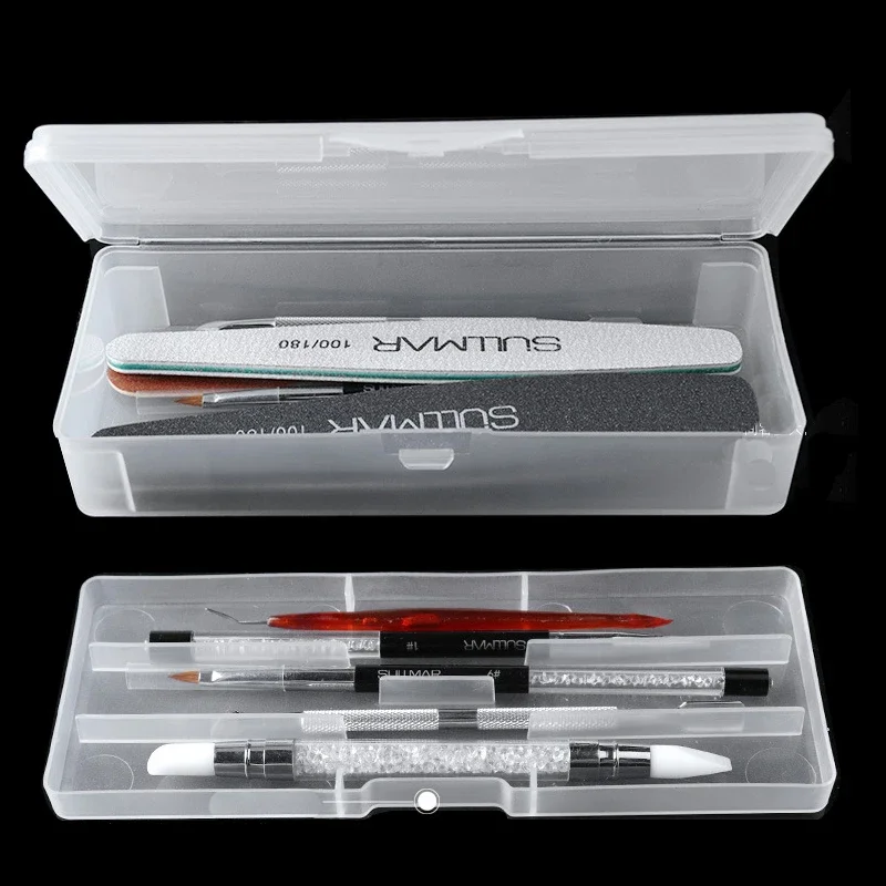 File Cabinet Drawer - 1Pc Rectangle Double-layer Nail Art Tool