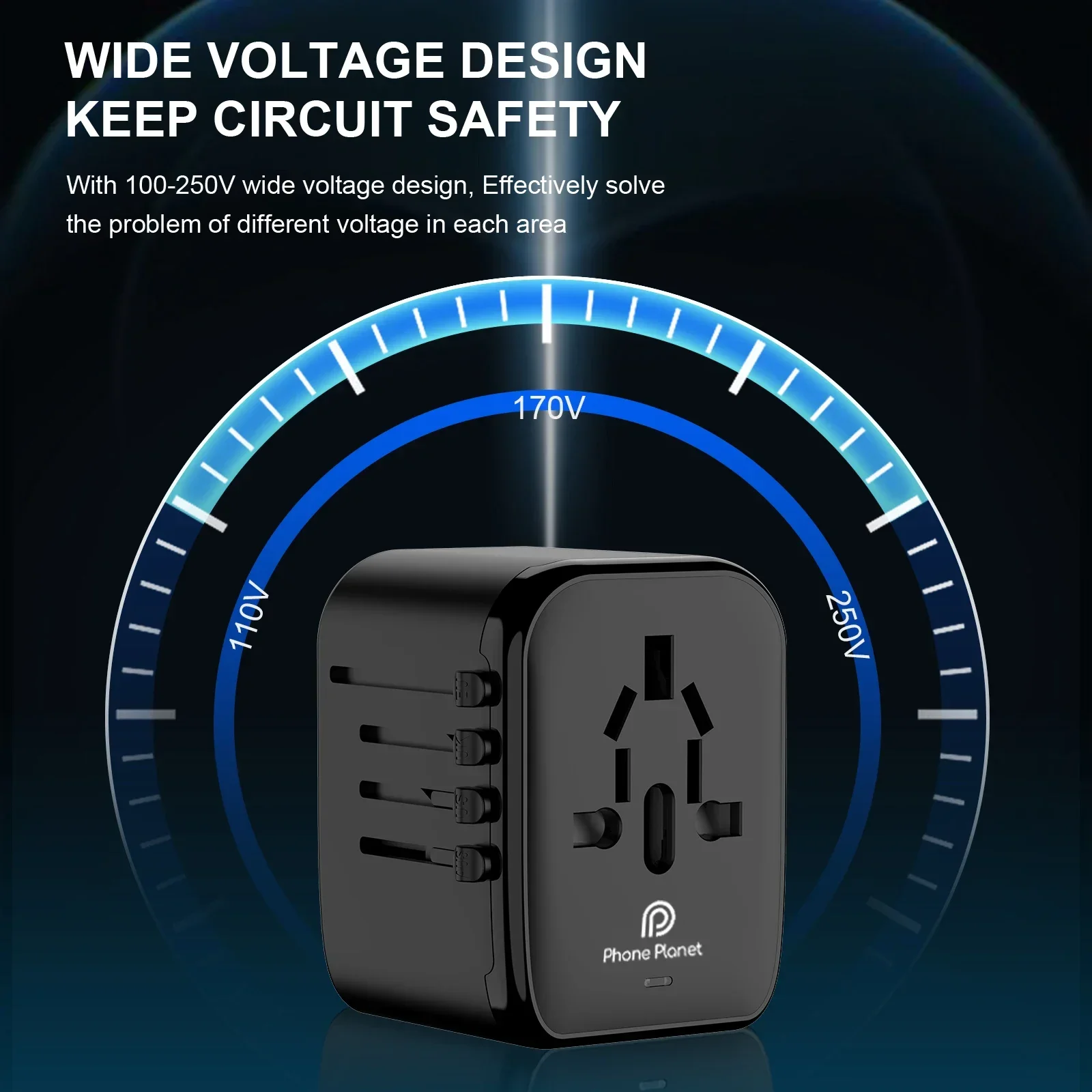 Home Office Vivo - 45W Smart Overload Protection Travel Charger