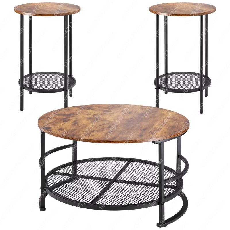 Home Office Industrial Design - Industrial Living Room Coffee Table Set