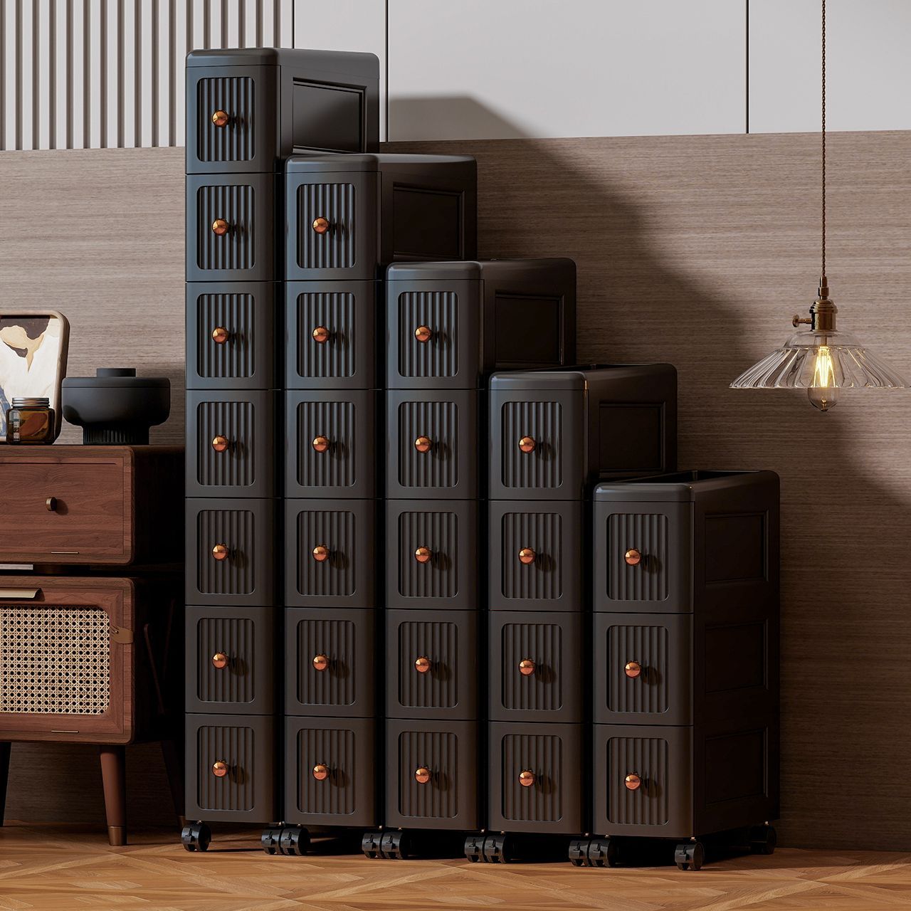 File Cabinet Drawer - 15CM Narrow Gap Drawer Storage Cabinet