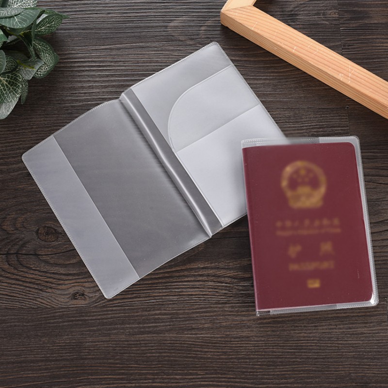 Home Office For Passport - 2/4PCS Passport Protective Cover Transparent Frosted