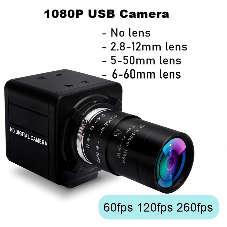 Home Office Zoom - ELP 260fps 120fps 60fps High Speed