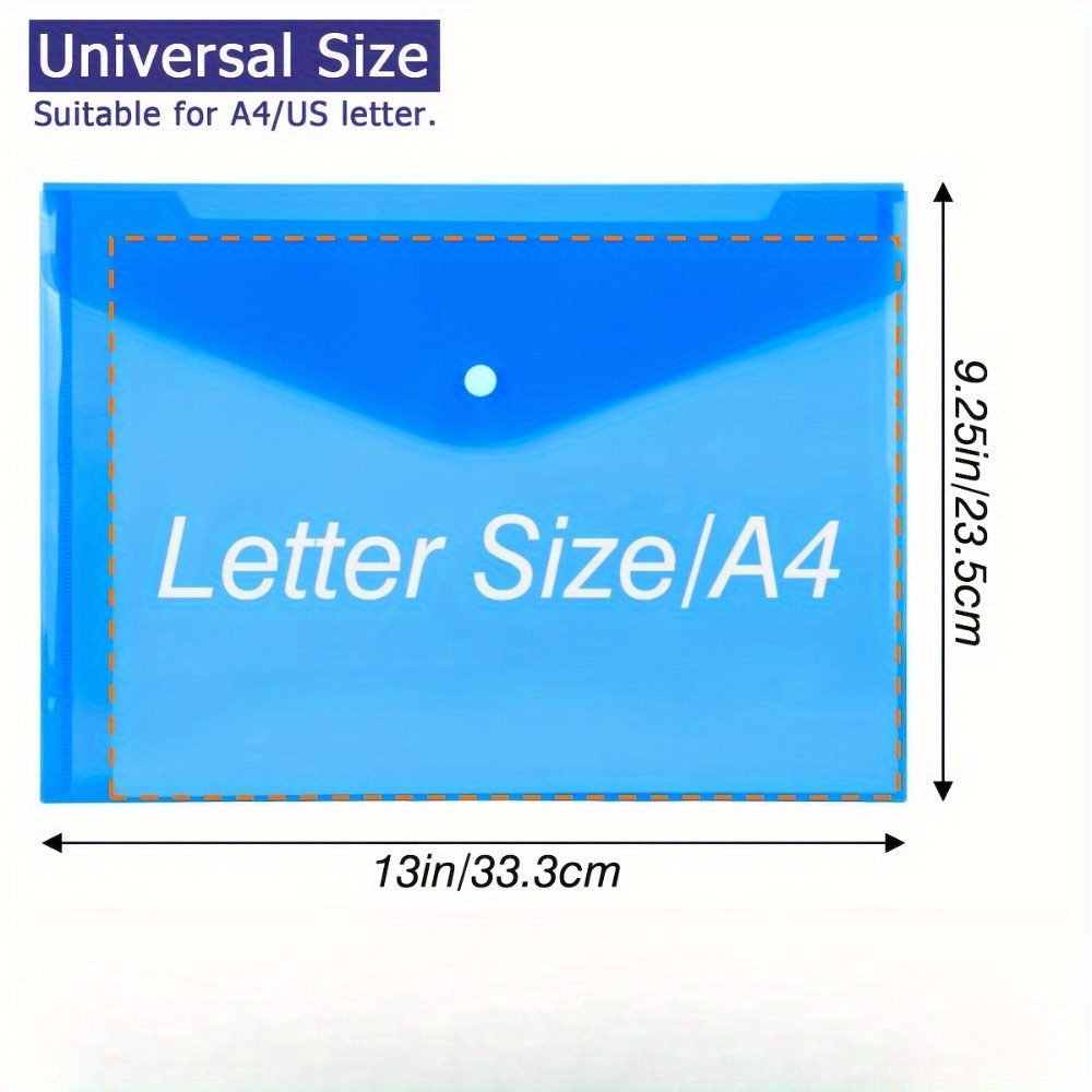 A4/Letter Size File Bags with  - Home Office Organization ulasan dan harga