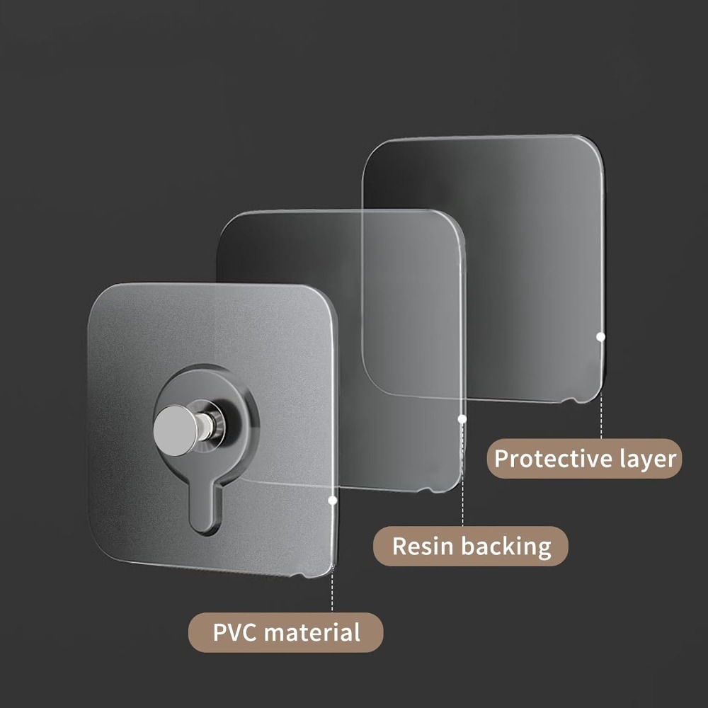 14 Pack Adhesive Wall Hooks No - Home Office Kitchen ulasan dan harga