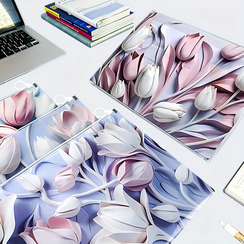4Pcs A4 Large Capacity Expandi - Home Office Travel Document ulasan dan harga