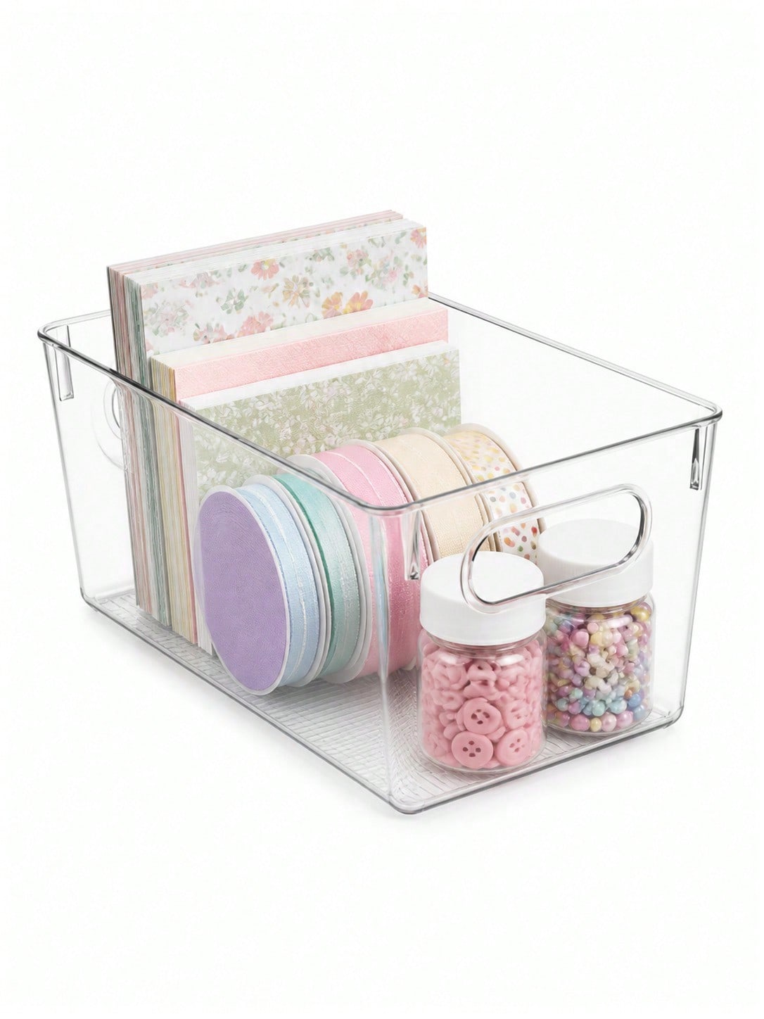 8-Pack Clear Storage Bins with - Home Office Organization ulasan dan harga