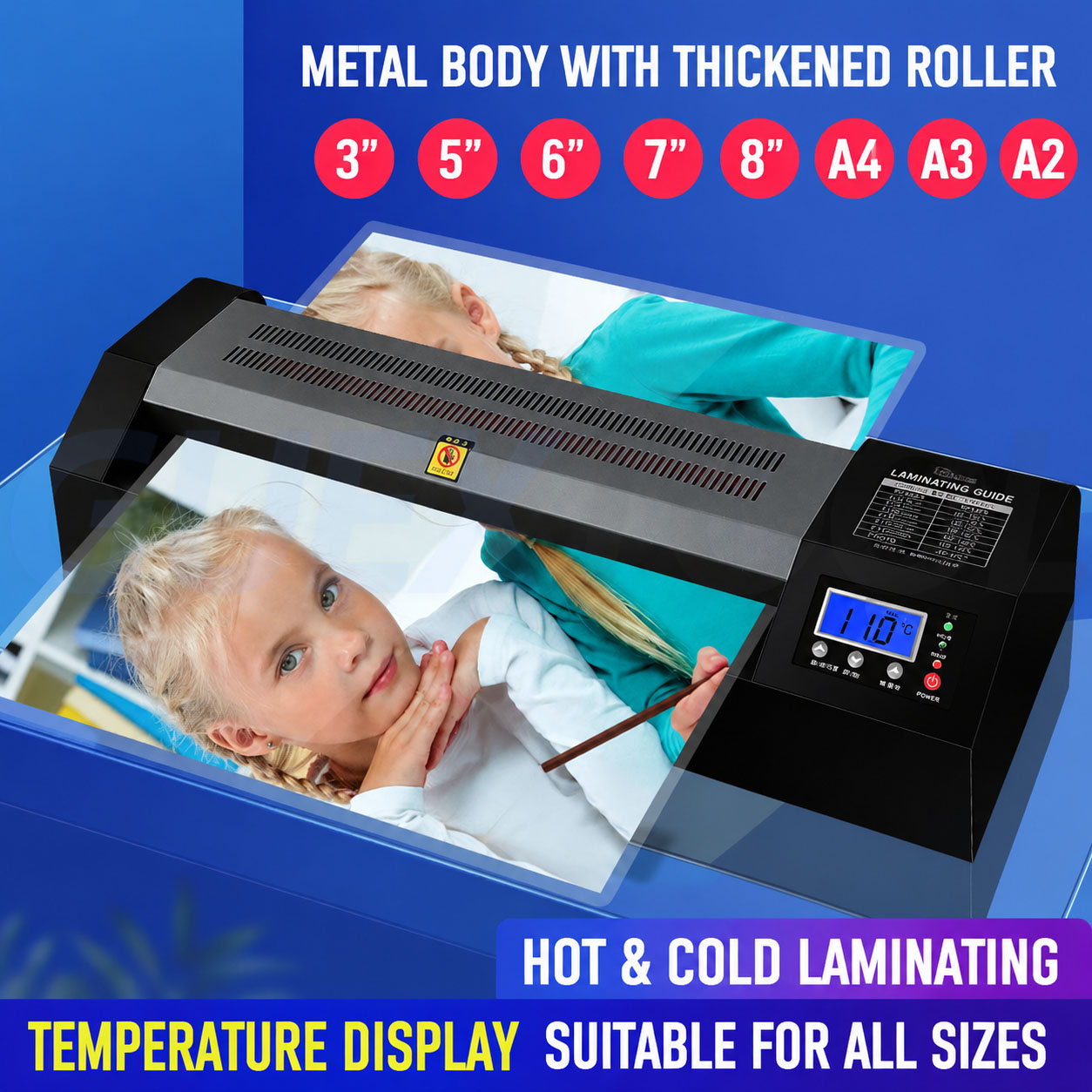 A3 Automatic Laminator Machine - Home Office Photos ulasan dan harga