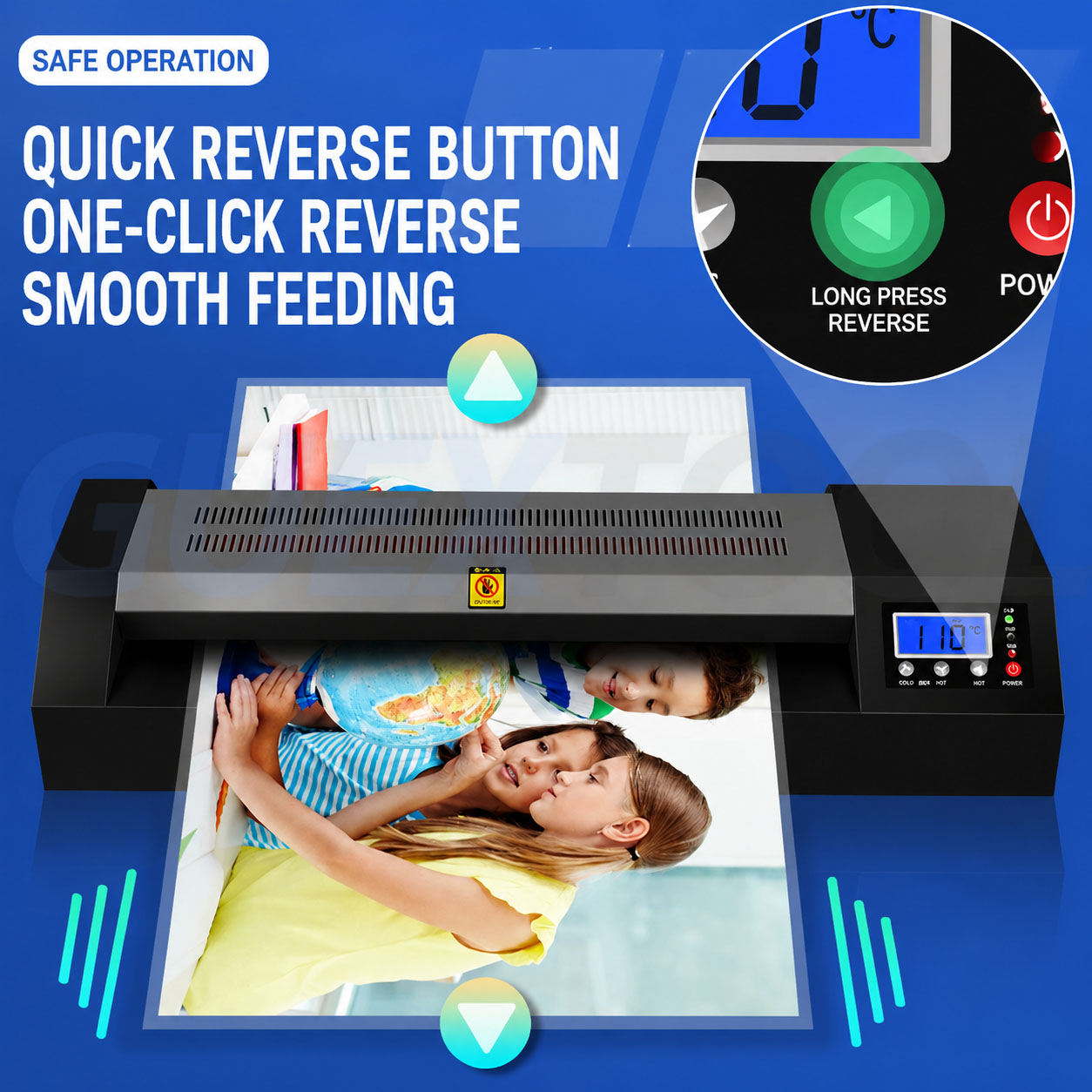 A3 Automatic Laminator Machine - Home Office Photos ulasan dan harga