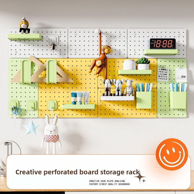 Hole Board DIY Metal Plate Liv - Home Office Kitchen ulasan dan harga