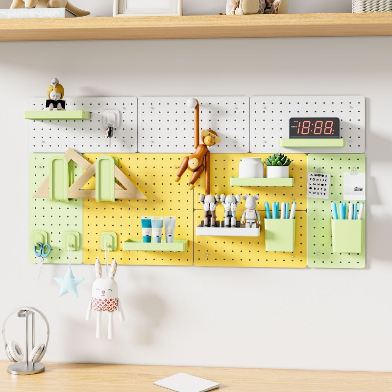 Hole Board DIY Metal Plate Liv - Home Office Kitchen ulasan dan harga