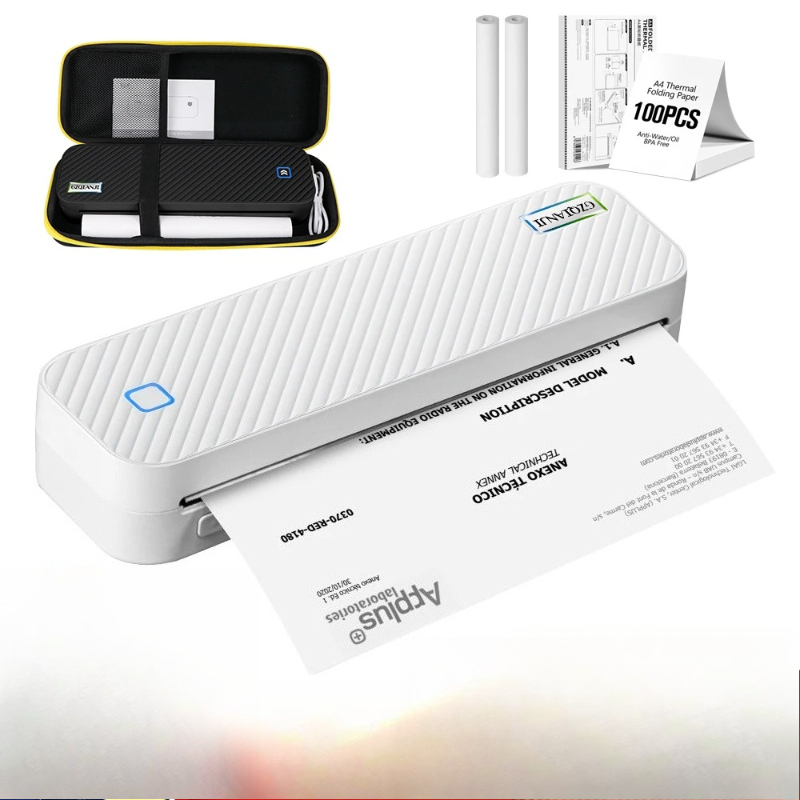 Portable A4 Thermal Printer Bl - Home Office Travel Document ulasan dan harga