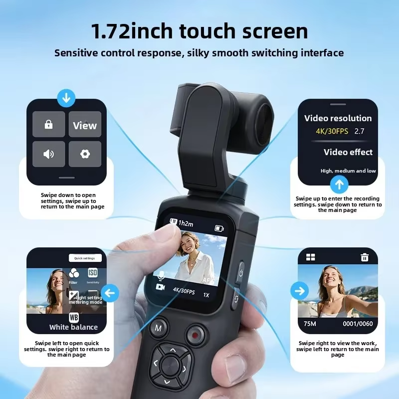 4K Live Streaming Camera Pocke - Home Office Zoom ulasan dan harga