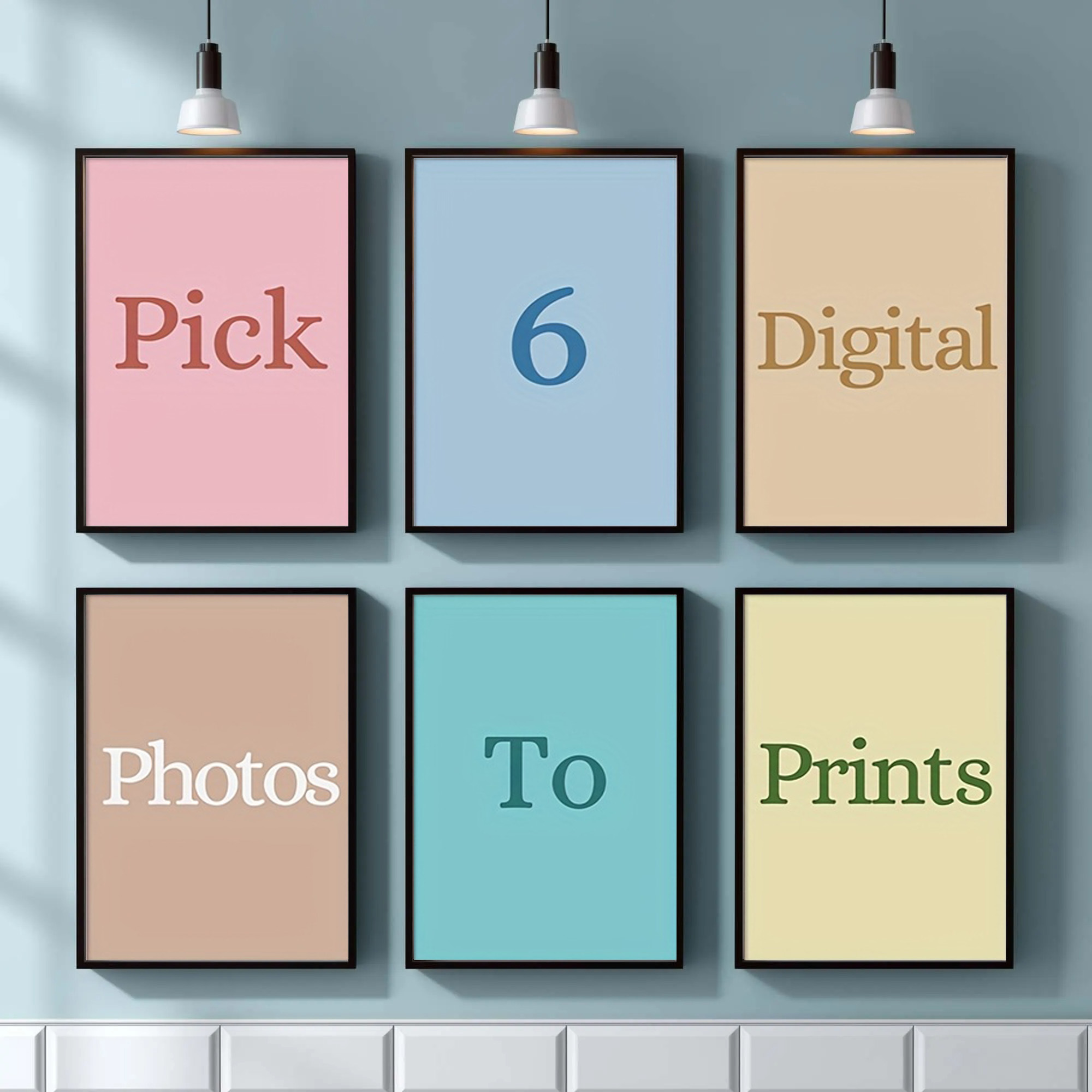 4/5/6pcs Custom Canvas Printin - Home Office Photos ulasan dan harga