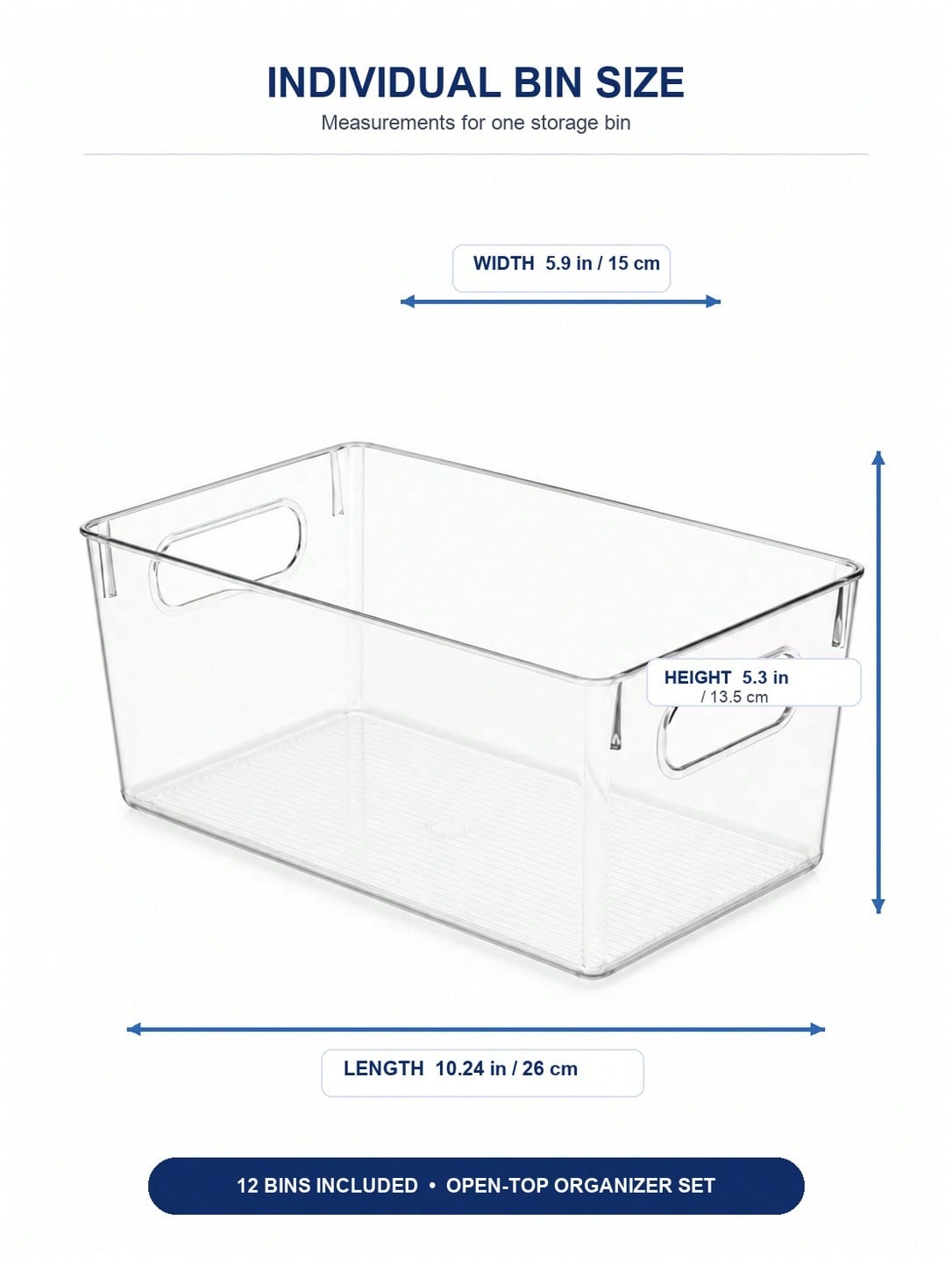12-Pack Clear Storage Bins wit - Home Office Organization ulasan dan harga