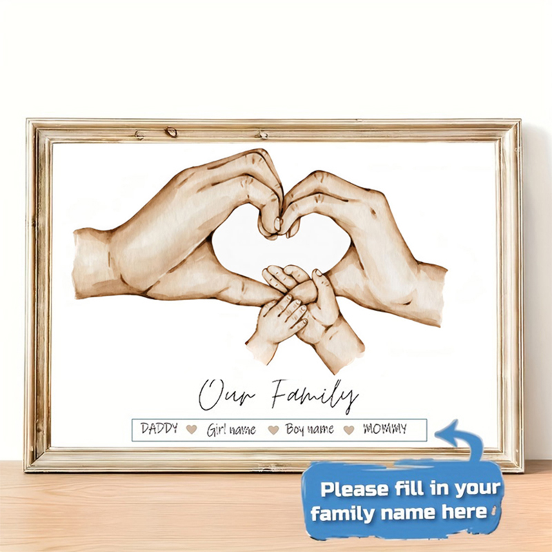 Personalized Custom Family Han - Home Office Photos ulasan dan harga