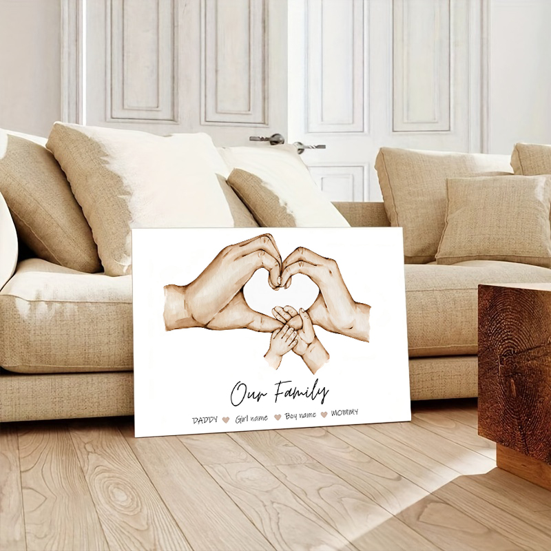 Personalized Custom Family Han - Home Office Photos ulasan dan harga