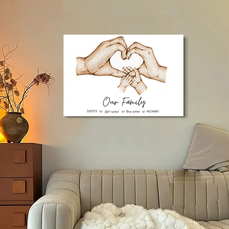 Personalized Custom Family Han - Home Office Photos ulasan dan harga