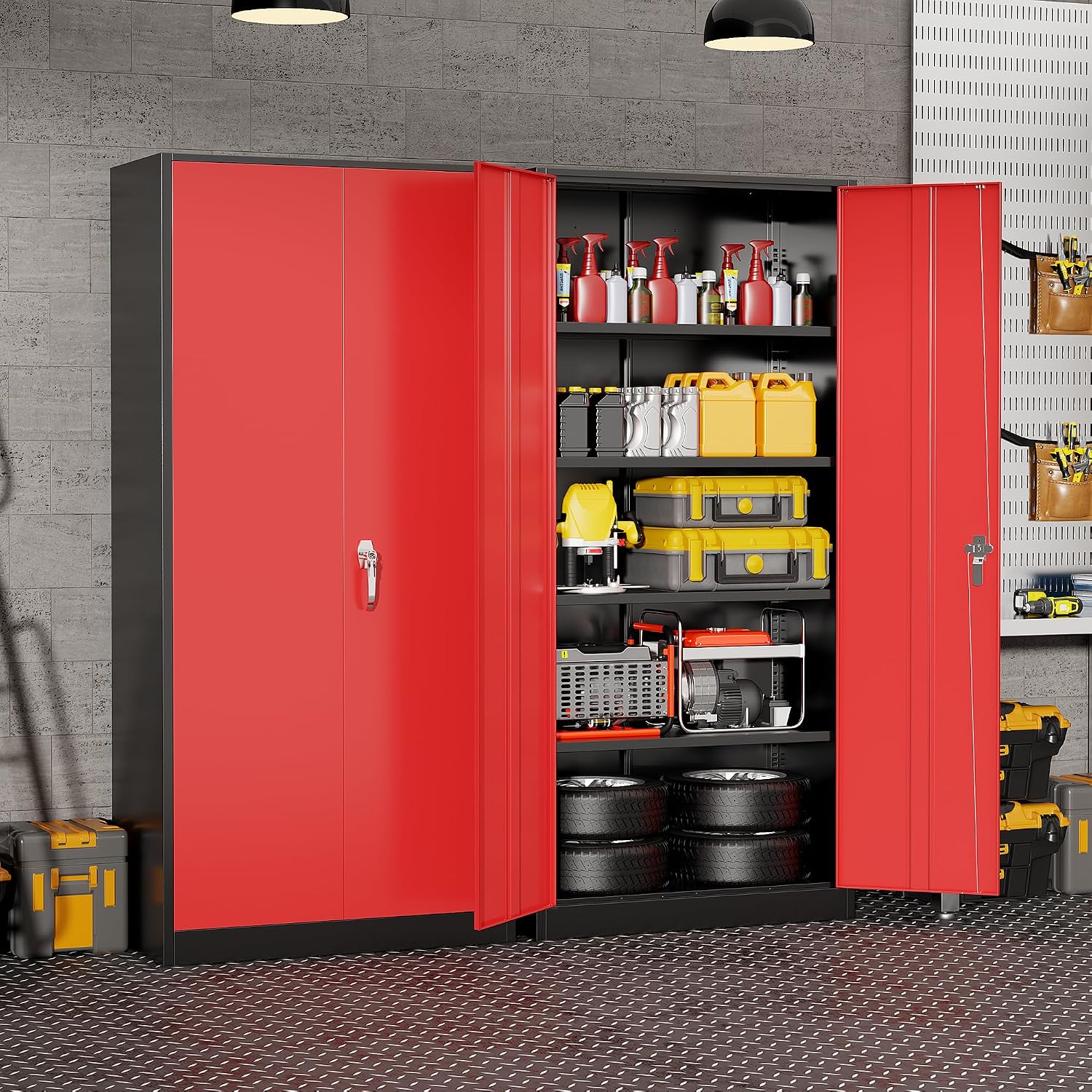 Heavy Duty Metal Garage Storag - Home Office Organization ulasan dan harga