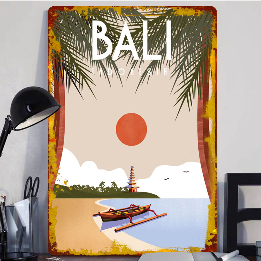 Bali Indonesia Scenery Metal W - Home Office Bali ulasan dan harga
