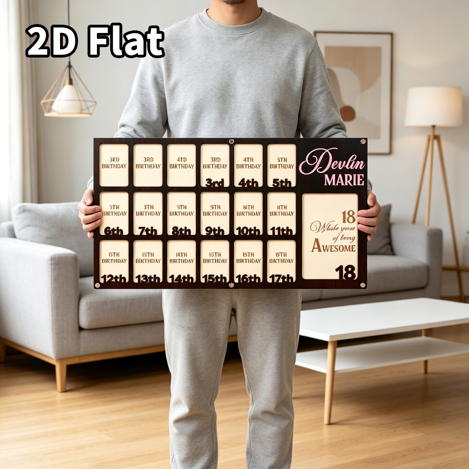 1Pc Custom Grade Photo Frame W - Home Office Photos ulasan dan harga