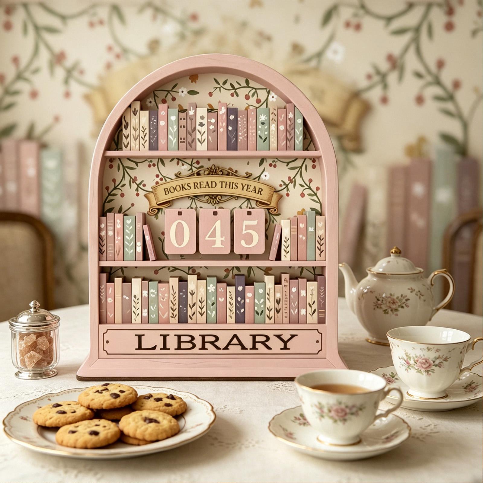 Vintage Wooden Book Counter Tr - Home Or Office Use ulasan dan harga