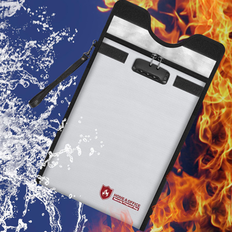 A4 Fireproof File Bag Waterpro - Home Office For Passport ulasan dan harga