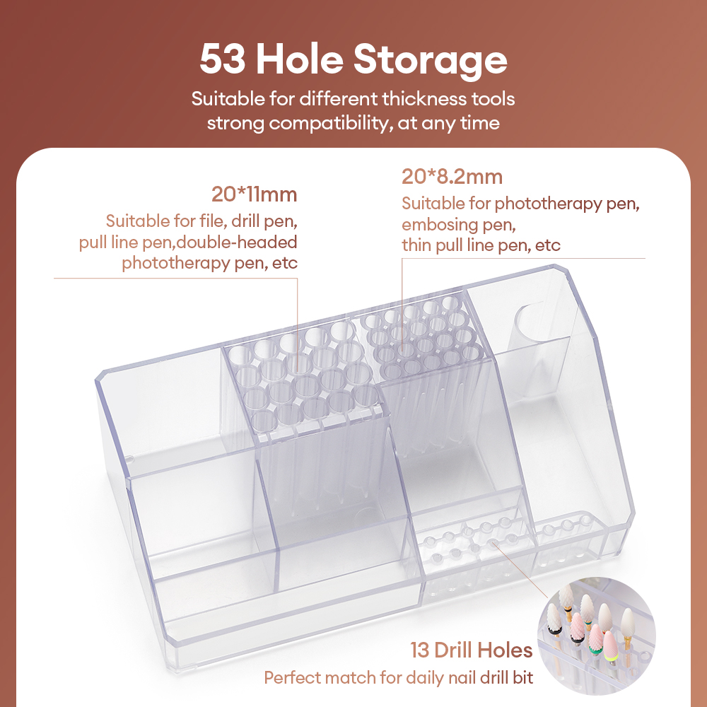 Acrylic Storage Rack Nail Art  - File Cabinet Drawer ulasan dan harga