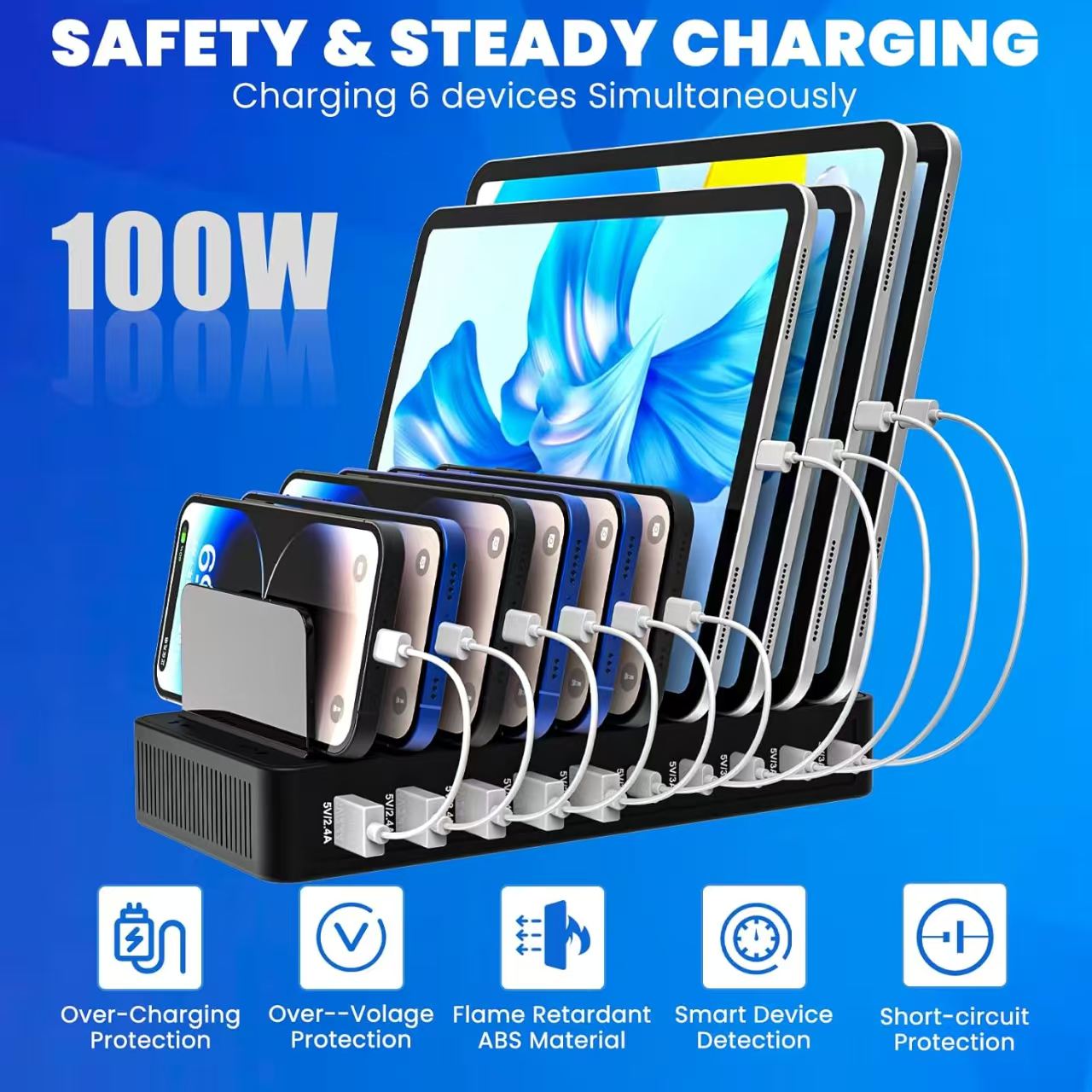 100W Multi-Functional Charger  - Home Office Vivo ulasan dan harga