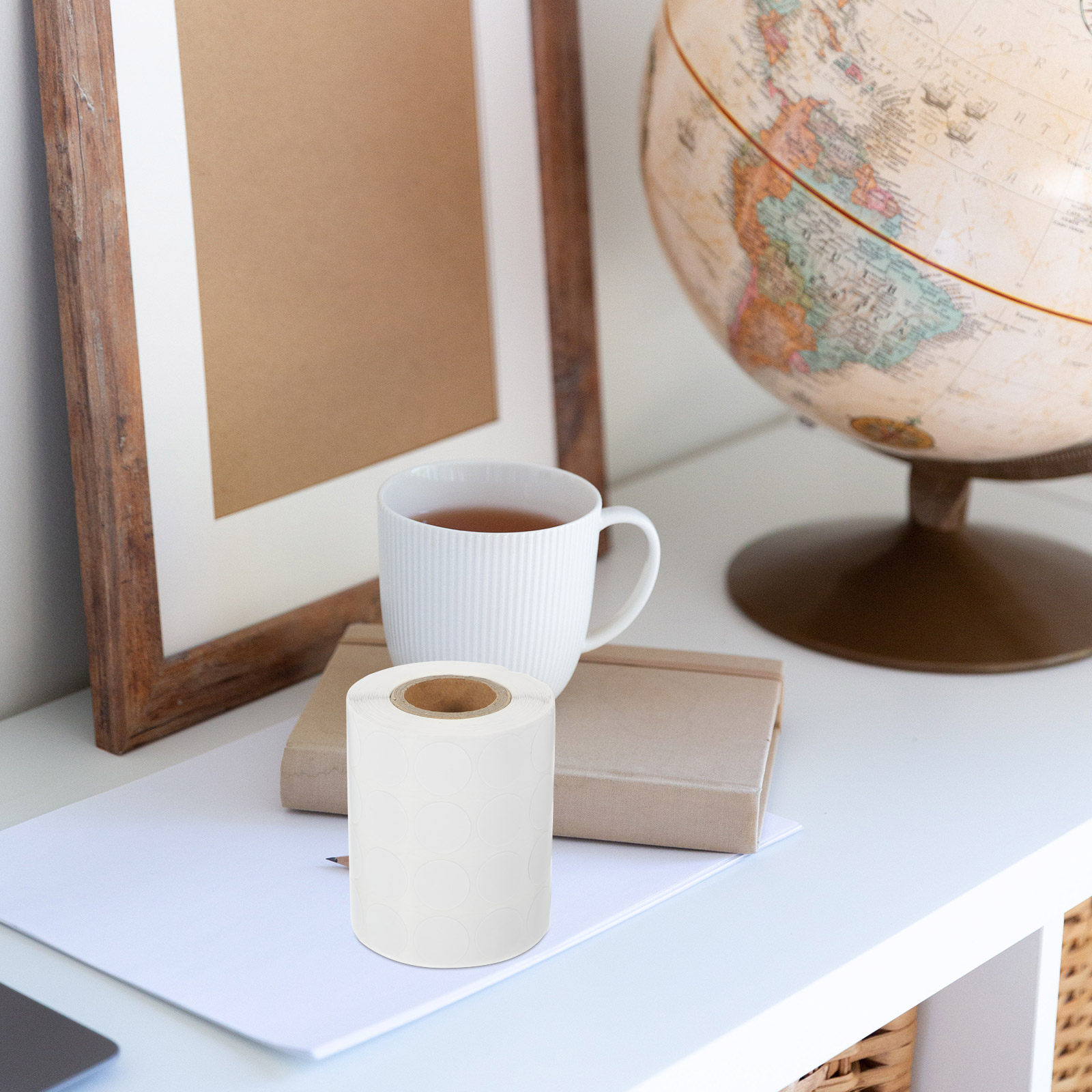 3000Pcs Blank Round Dot Sticke - Home Office Organization ulasan dan harga