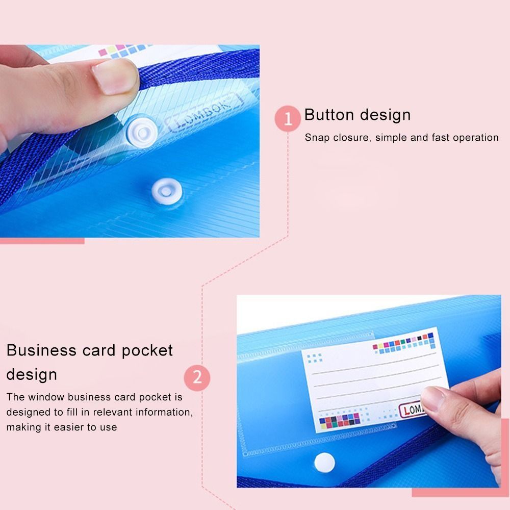 1-10PCS Waterproof A4 A5 Snap  - File Cabinet Drawer ulasan dan harga