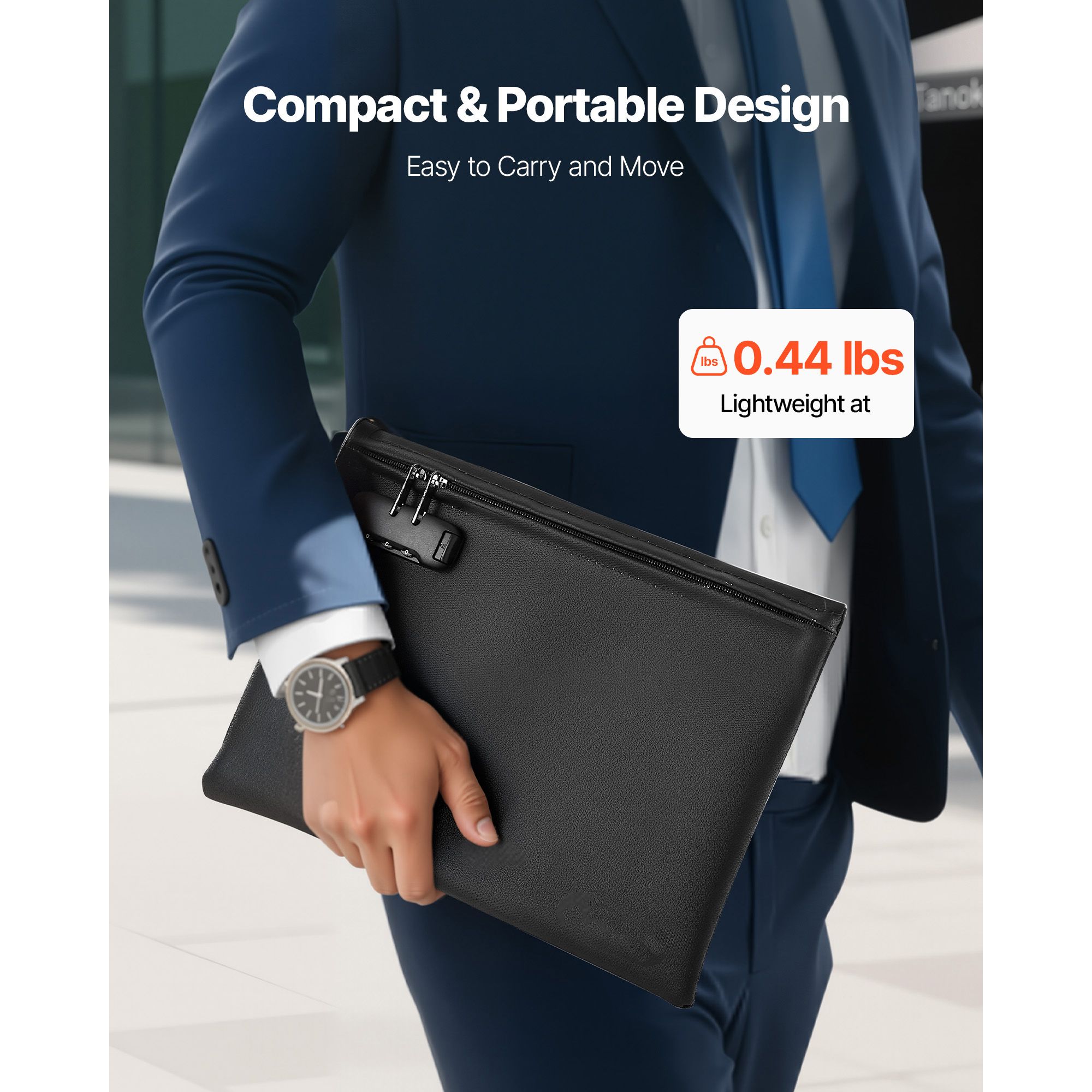 Fireproof Document Bag, 1832 F - Home Office For Passport ulasan dan harga