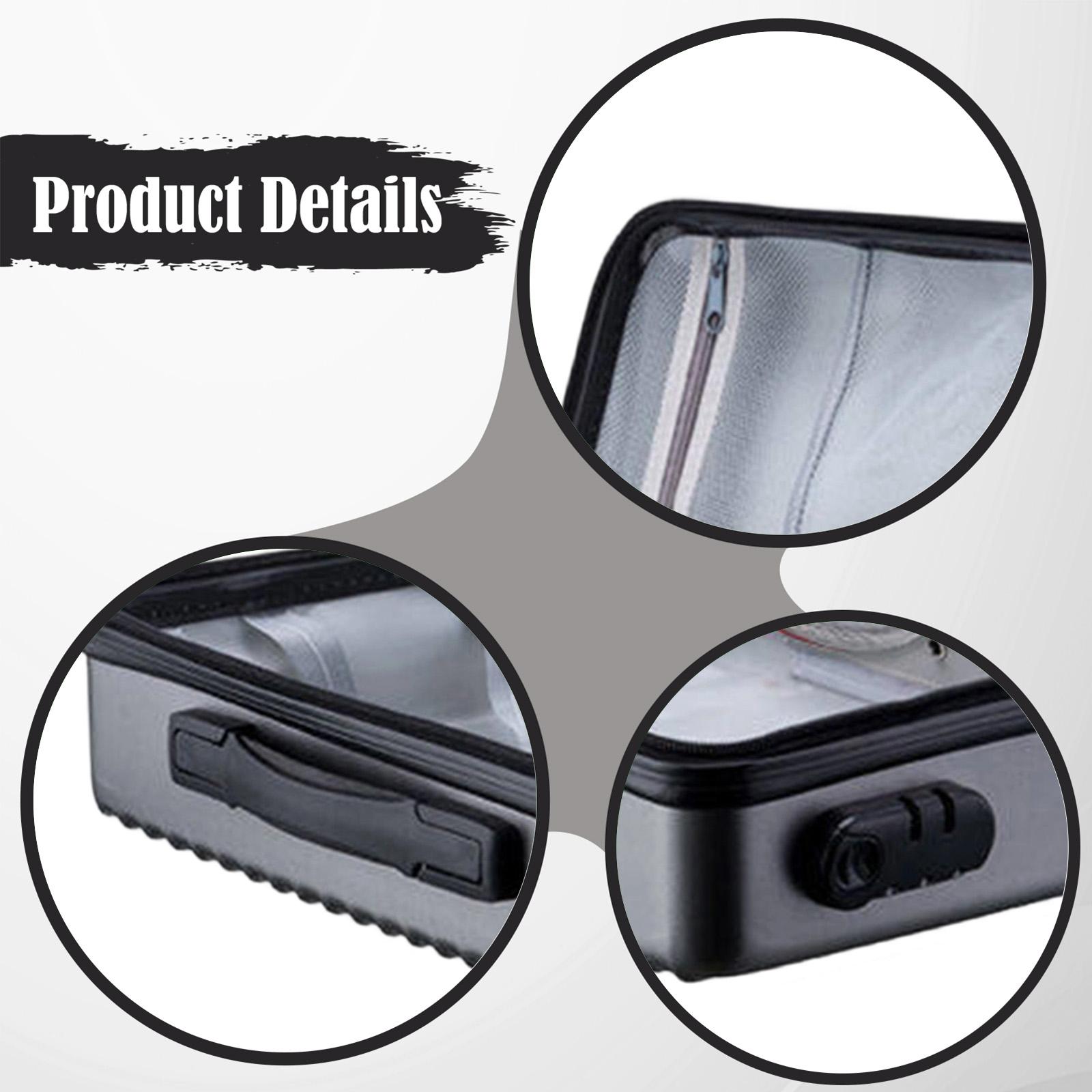 Fireproof Document Box Briefca - Home Office Travel Document ulasan dan harga