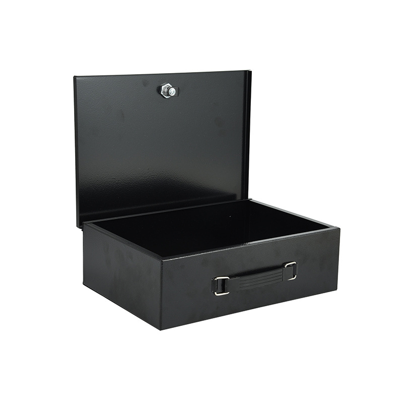 Locked iron box Cash box Docum - Home Office For Passport ulasan dan harga