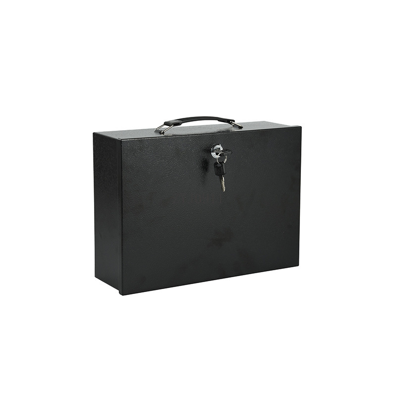 Locked iron box Cash box Docum - Home Office For Passport ulasan dan harga