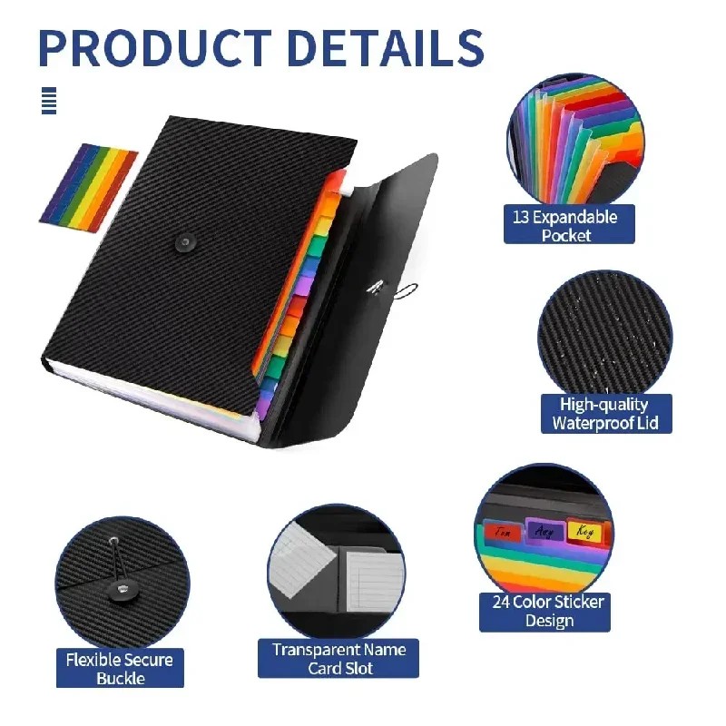 13 pockets expanding file fold - Home Office Travel Document ulasan dan harga