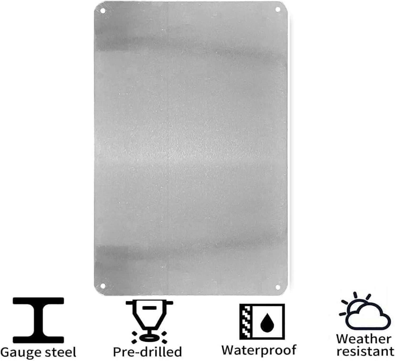 Metal Signs White Daisy Flower - Home Office Kitchen ulasan dan harga