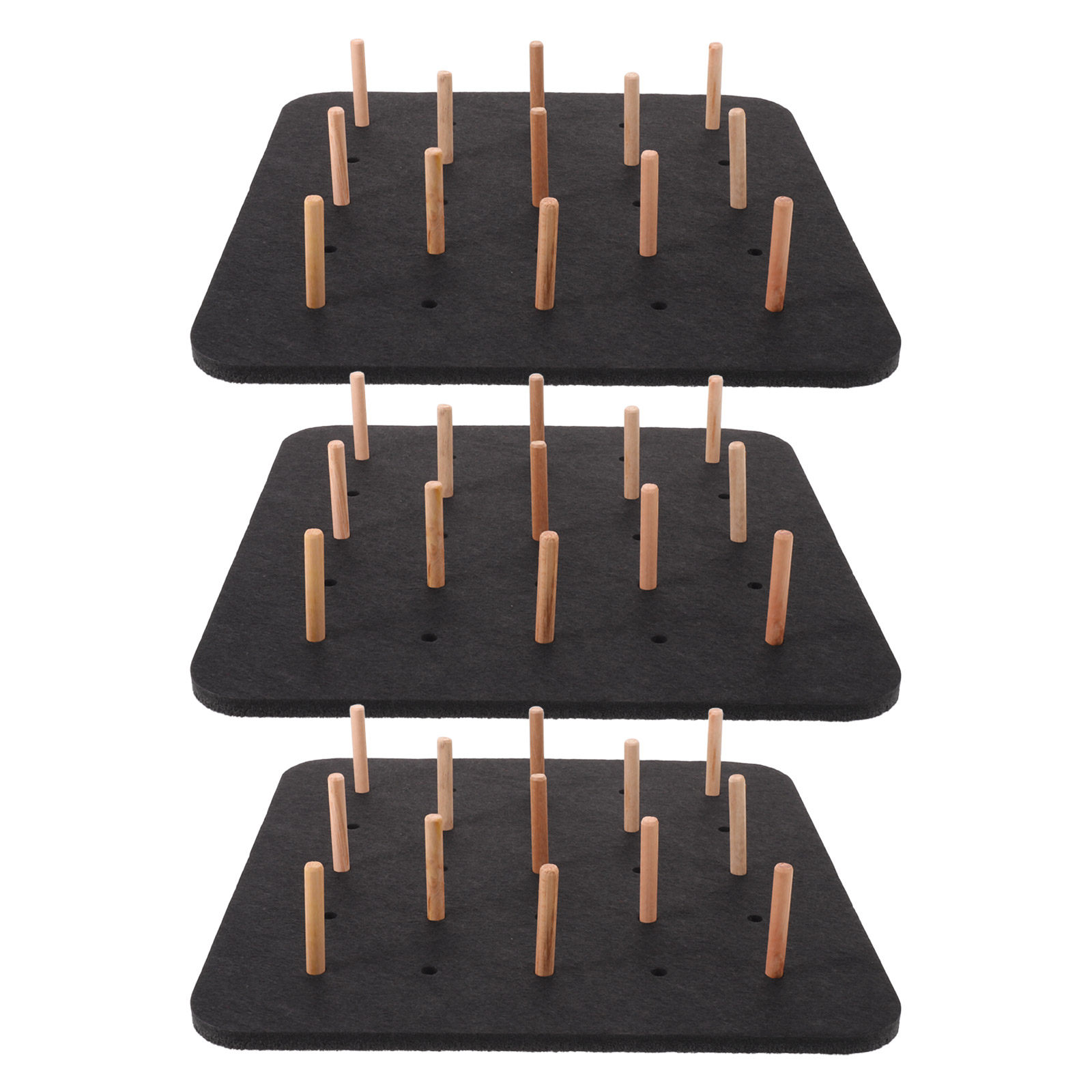 3Pcs Black Felt Message Boards - Home Office Organization ulasan dan harga