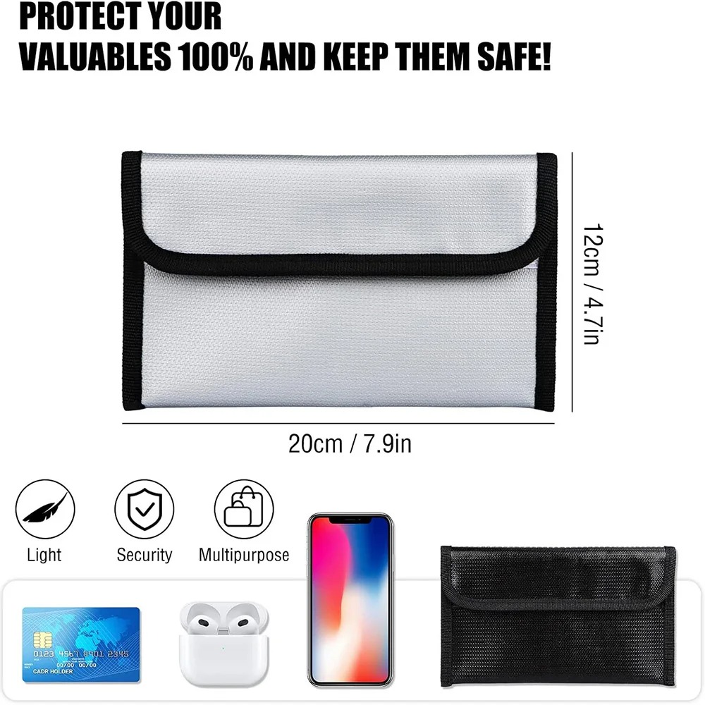 20x12cm Fireproof Waterproof S - Home Office For Passport ulasan dan harga