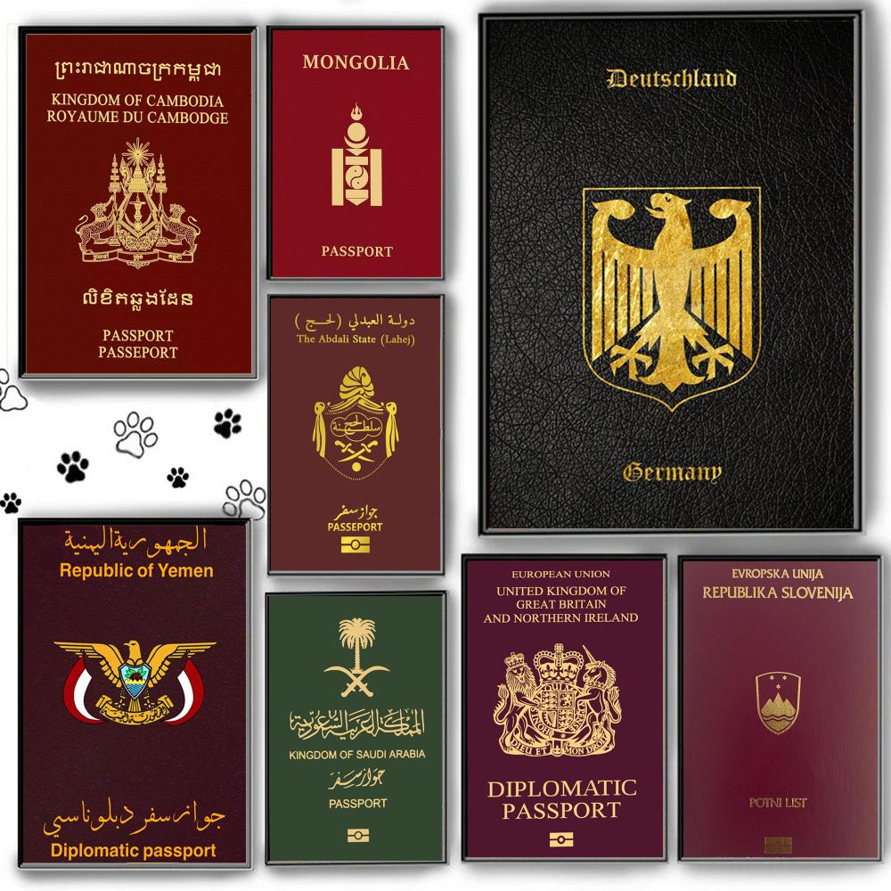 Deep Red-background Passports  - Home Office For Passport ulasan dan harga