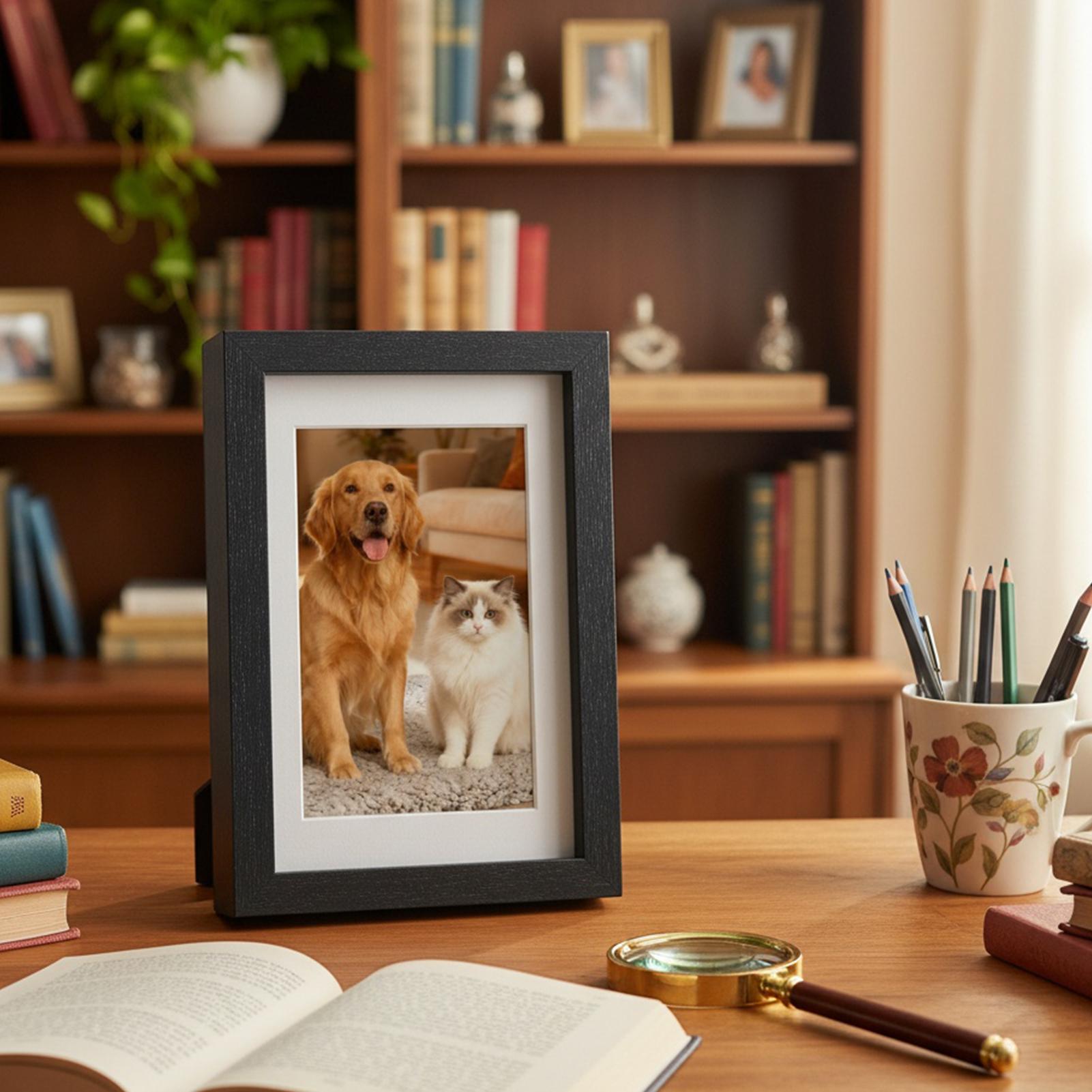 Portable Photo Frame Spacious  - Home Office For Passport ulasan dan harga