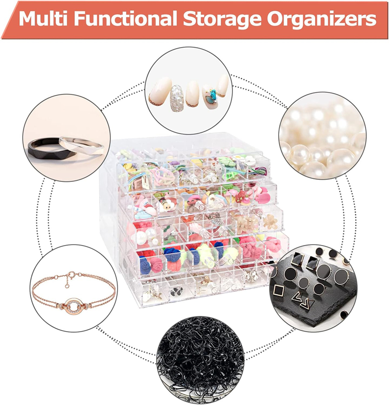 Transparent Jewelry Storage Bo - File Cabinet Drawer ulasan dan harga