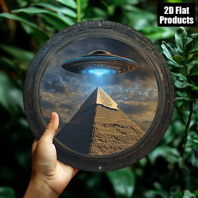 Pyramid UFO Theme Round Alumin - Home Office Kitchen ulasan dan harga