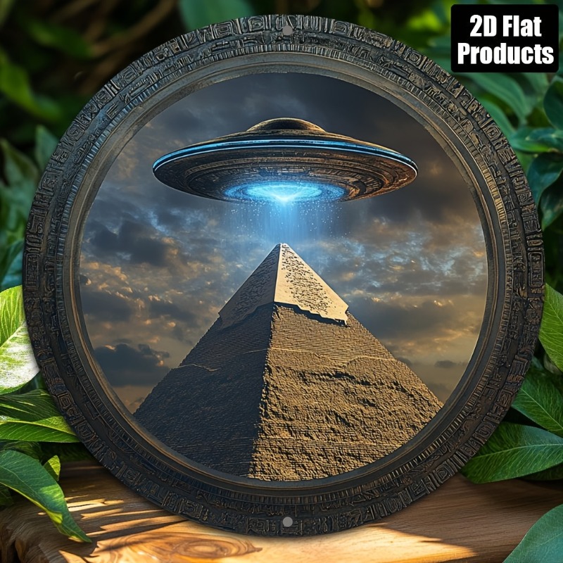 Pyramid UFO Theme Round Alumin - Home Office Kitchen ulasan dan harga
