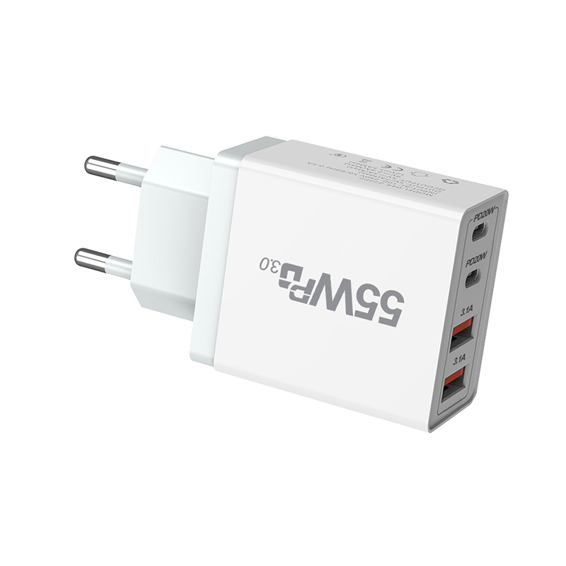 QC3.0 PD Quick Charger 55W Fas - Home Office Vivo ulasan dan harga