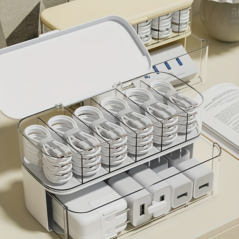 Double Layer Transparent Deskt - Home Office Organization ulasan dan harga