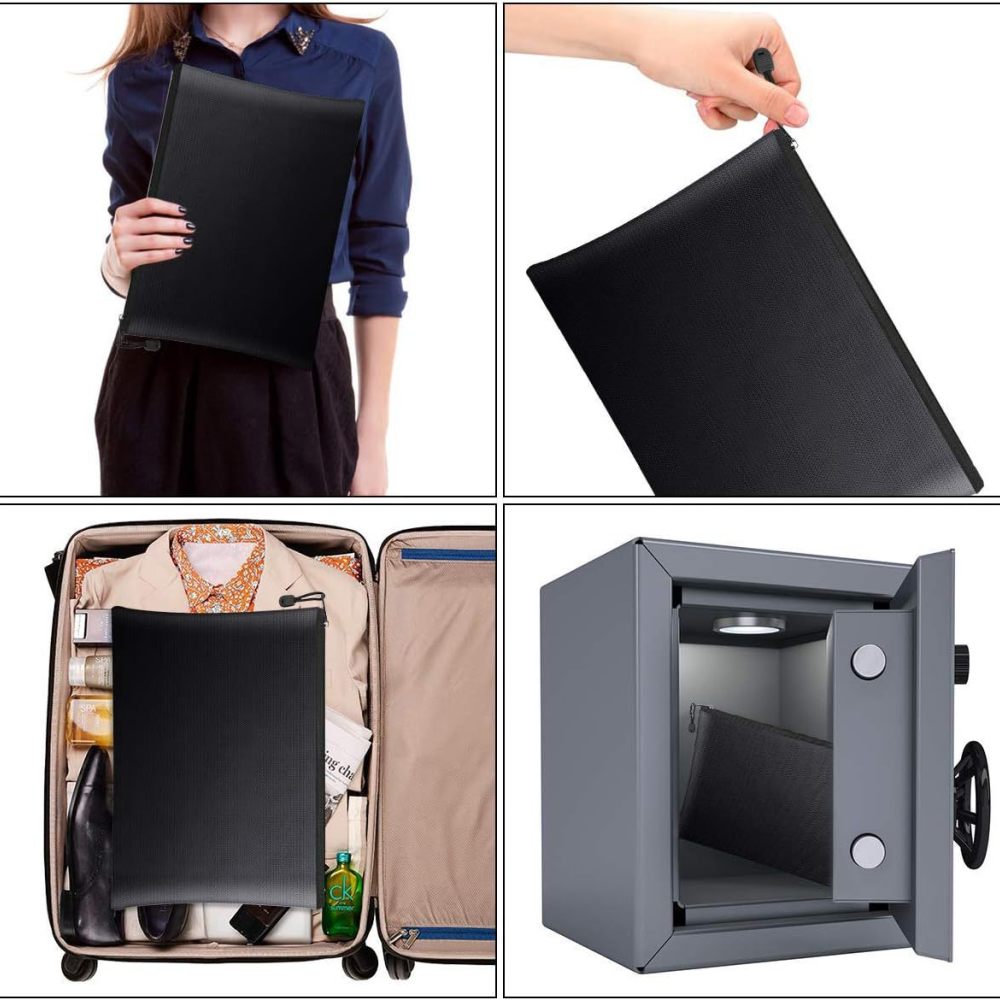 Fireproof Document Bag Waterpr - Home Office For Passport ulasan dan harga
