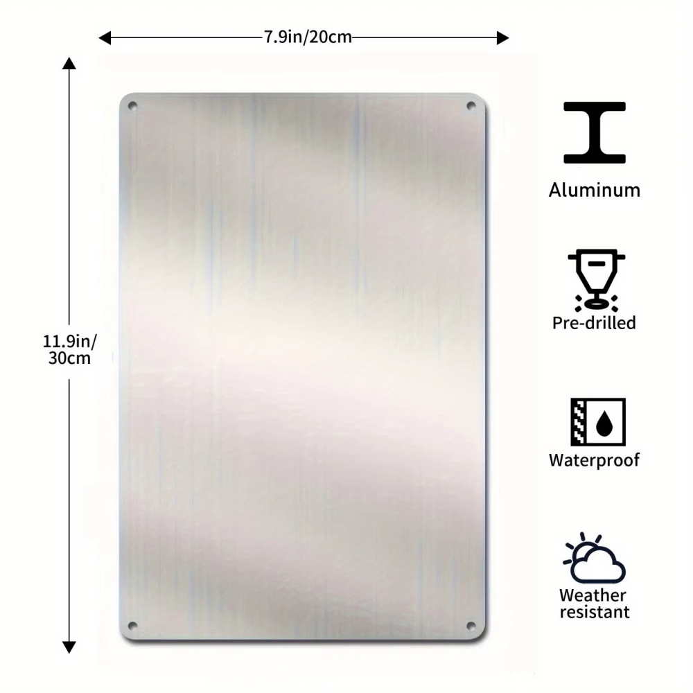 Customized Aluminum Metal Sign - Home Office Photos ulasan dan harga