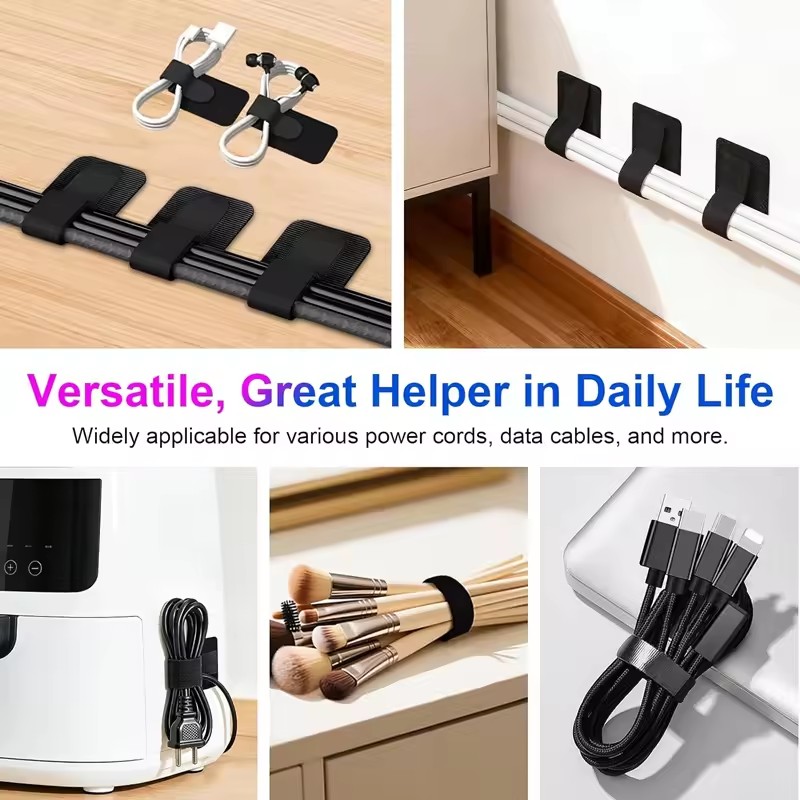 Adhesive Under Desk Cable Ties - Home Office Organization ulasan dan harga