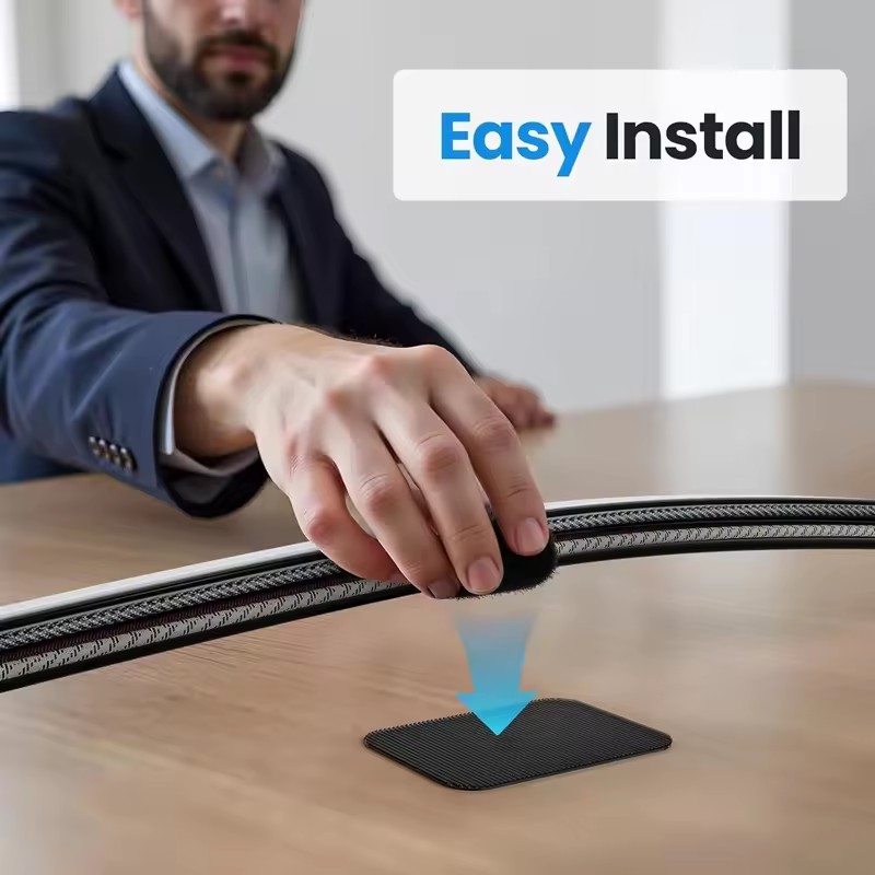 Adhesive Under Desk Cable Ties - Home Office Organization ulasan dan harga