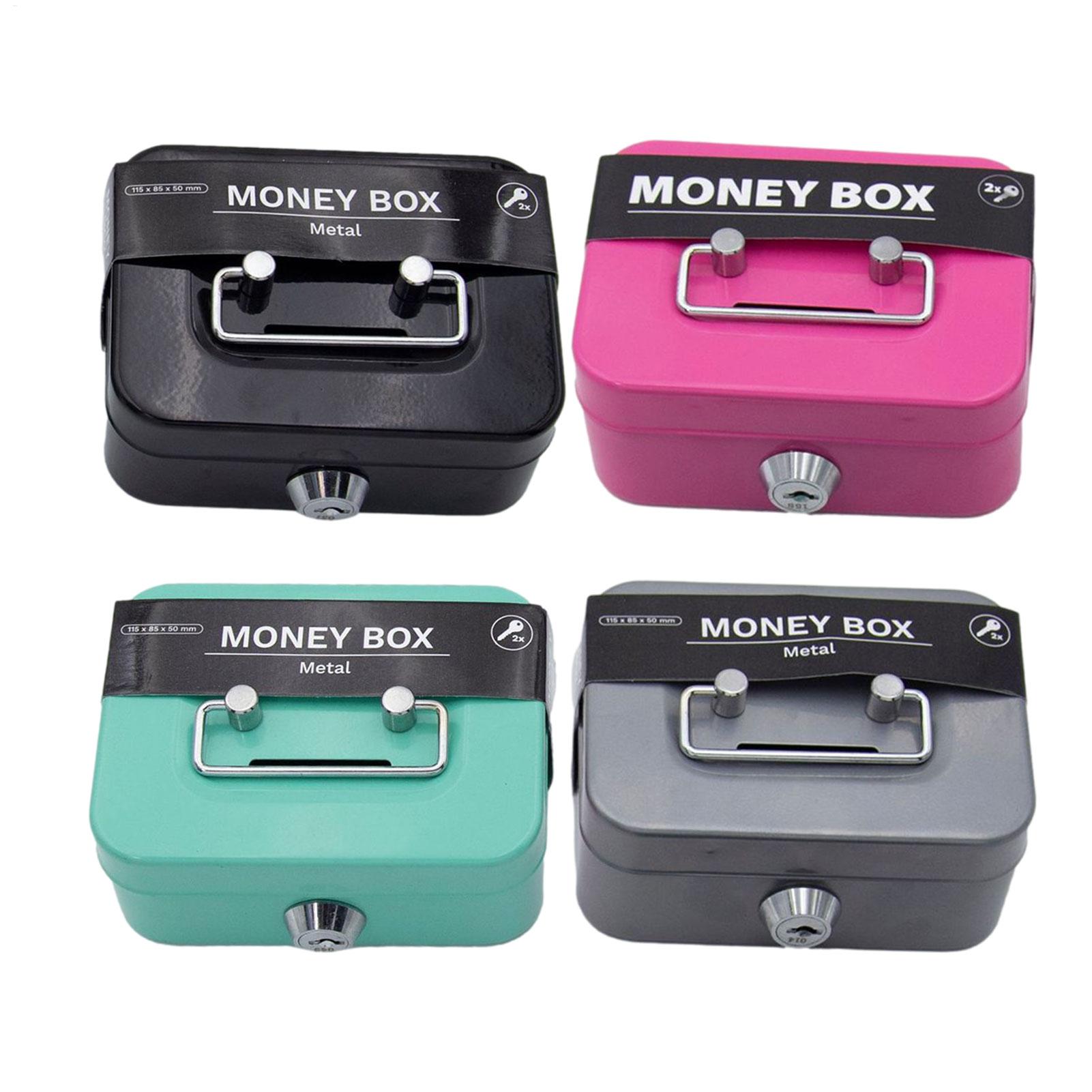 Mini Metal Safe Lock Box Porta - Home Office For Passport ulasan dan harga